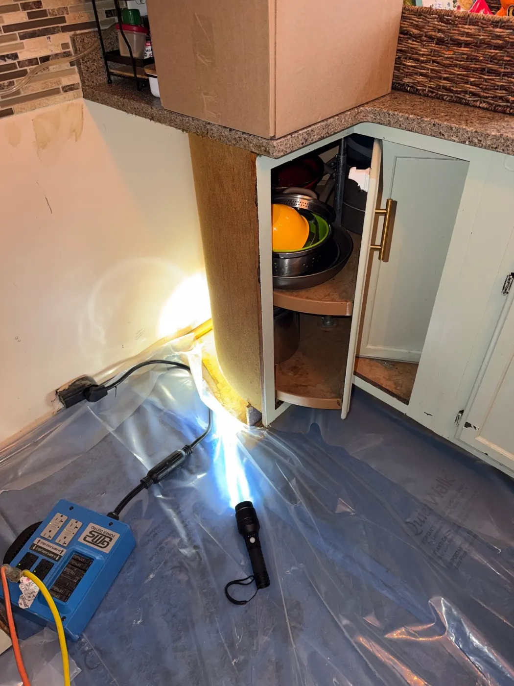 IICRC certified drying setup in Hancock County, IN